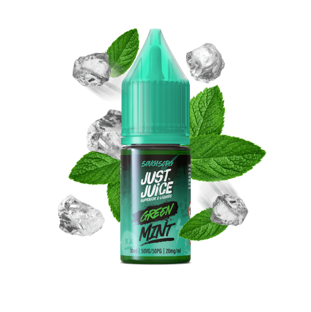 GREEN MINT 10ML NIC SALT E-LIQUID BY JUST JUICE