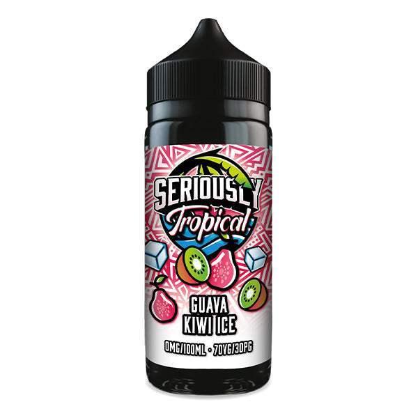 GUAVA KIWI ICE - SERIOUSLY TROPICAL - 100ML SHORT FILL E-LIQUID BY DOOZY - Vapeslough