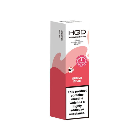 GUMMY BEAR 10ML E LIQUID NICOTINE SALT BY HQD - Vapeslough