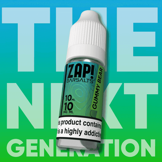 GUMMY BEAR ZAP! 10ML BAR NIC SALT E-LIQUID BY ZAP! - 10MG | 20MG - Vapeslough