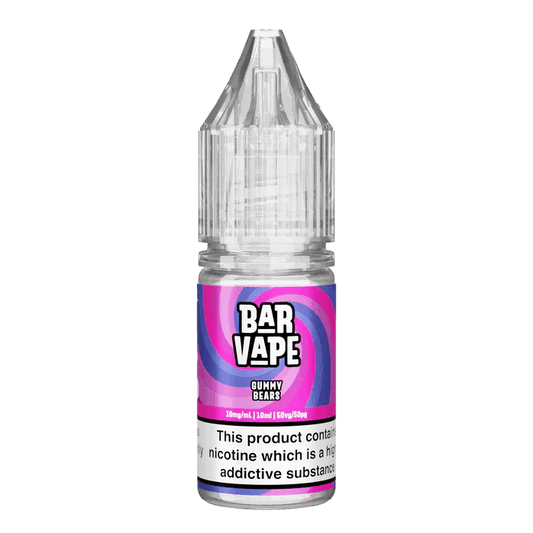 GUMMY BEARS - 10ML NIC SALT E-LIQUID - 10MG | 20MG BY BAR VAPE - Vapeslough