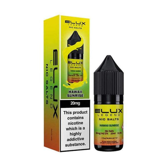 HAWAII SUNRISE 10ML NIC SALT BY ELUX LEGEND 10MG(1%) | 20MG(2%) - Vapeslough