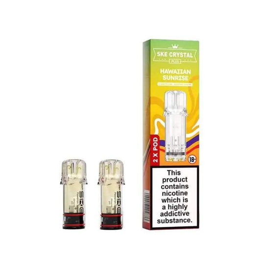 HAWAIIAN SUNRISE SKE CRYSTAL PLUS PODS (PACK OF 2) - Vapeslough