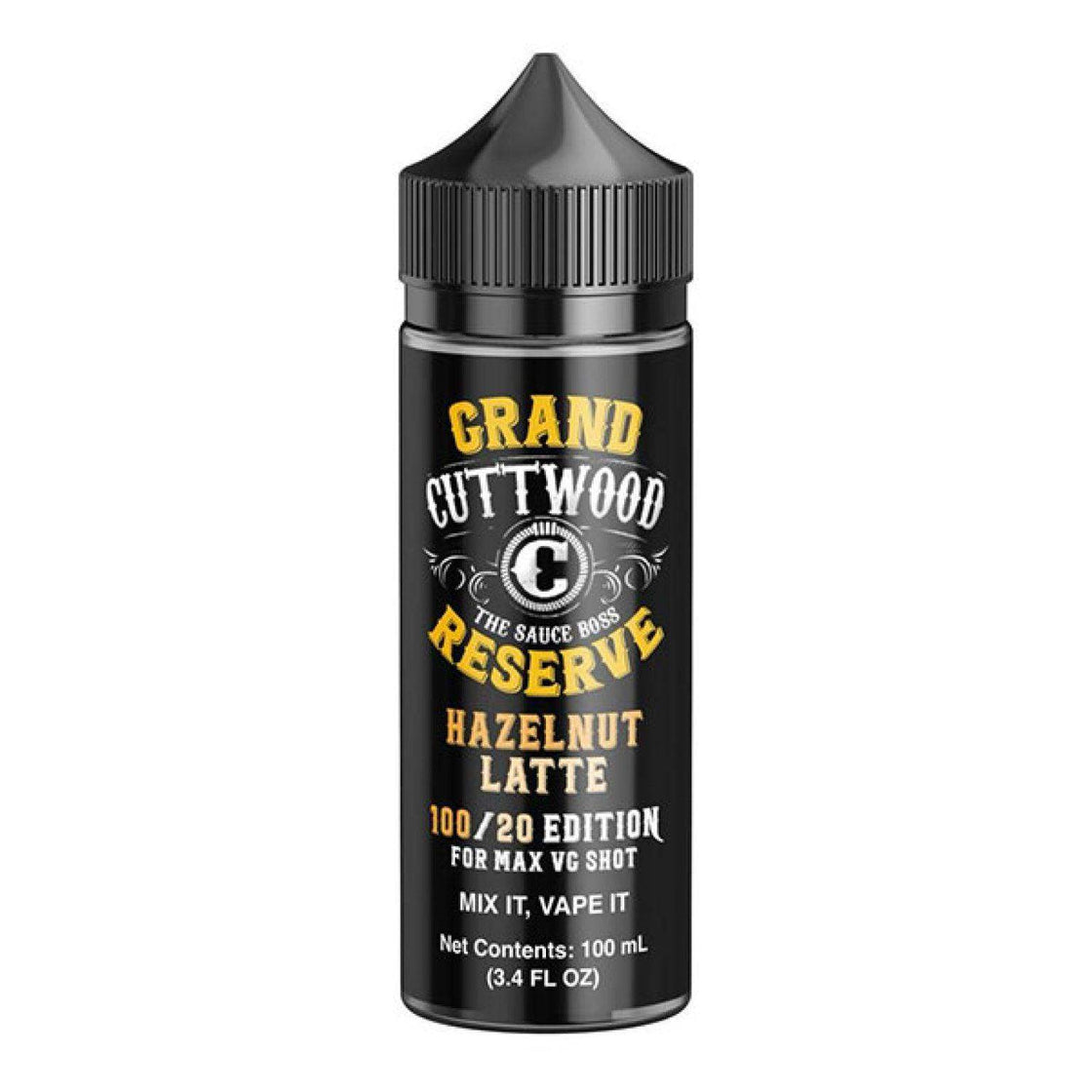 HAZELNUT LATTE 100ML SHORT FILL E-LIQUID BY CUTTWOOD GRAND RESERVE - Vapeslough