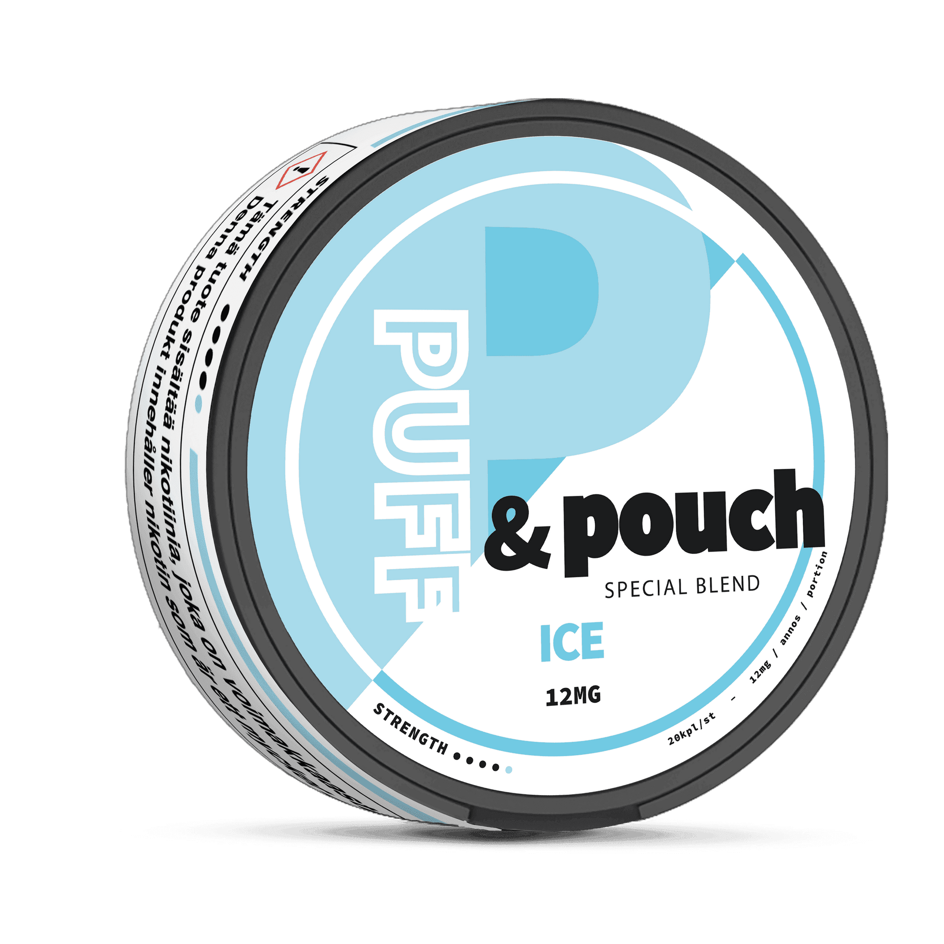 ICE 12MG - PUFF&POUCH NICOTINE POUCHES - Vapeslough