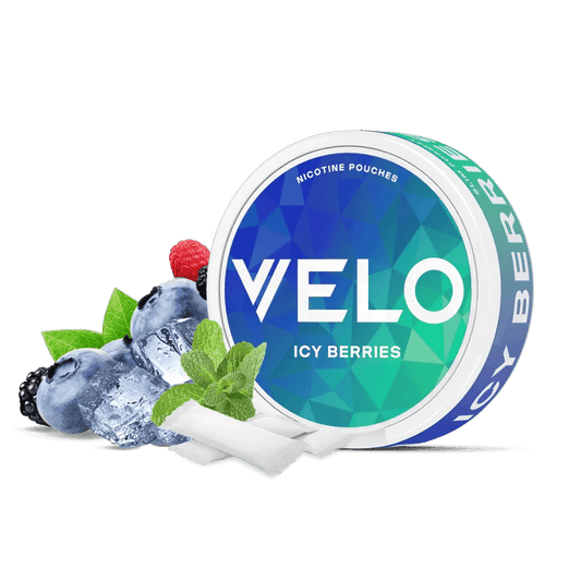 ICY BERRIES NICOTINE POUCHES BY VELO - Vapeslough