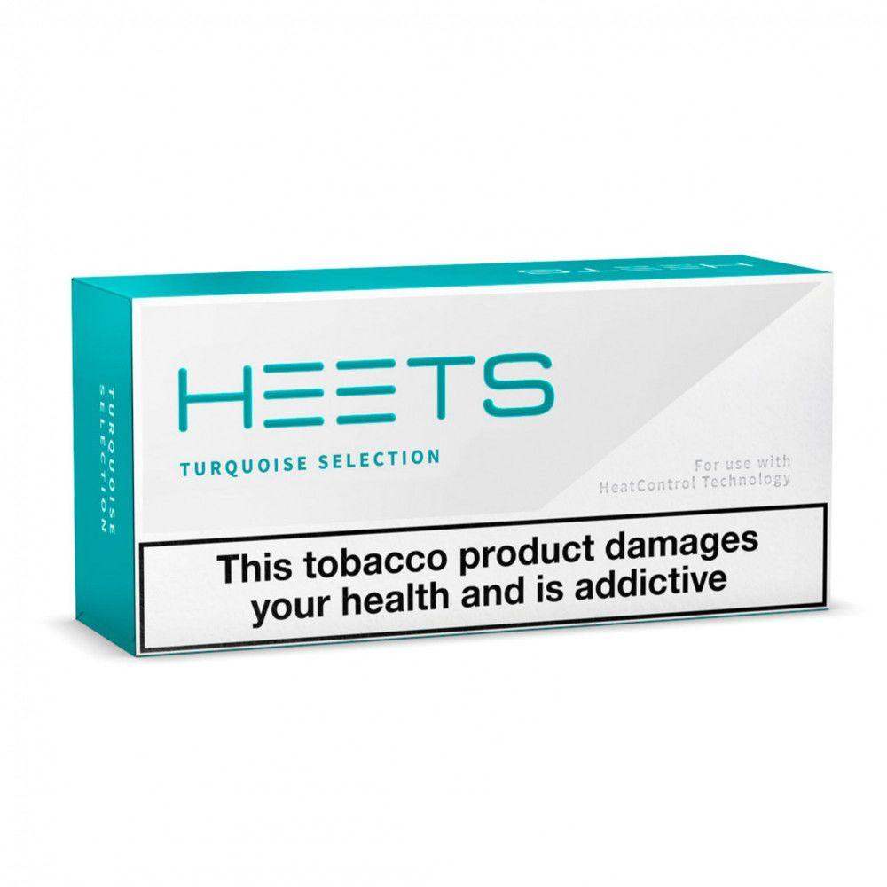 IQOS HEETS TURQUOISE LABEL CARTON - 200 STICKS - Vapeslough