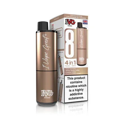 IVG 2400 4 In 1 Starter Kit Coffee Edition - Vapeslough