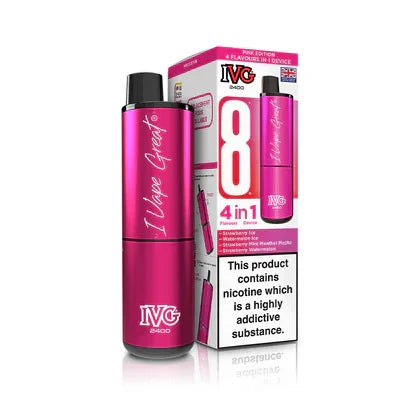 IVG 2400 4 In 1 Starter Kit Pink Edition - Vapeslough