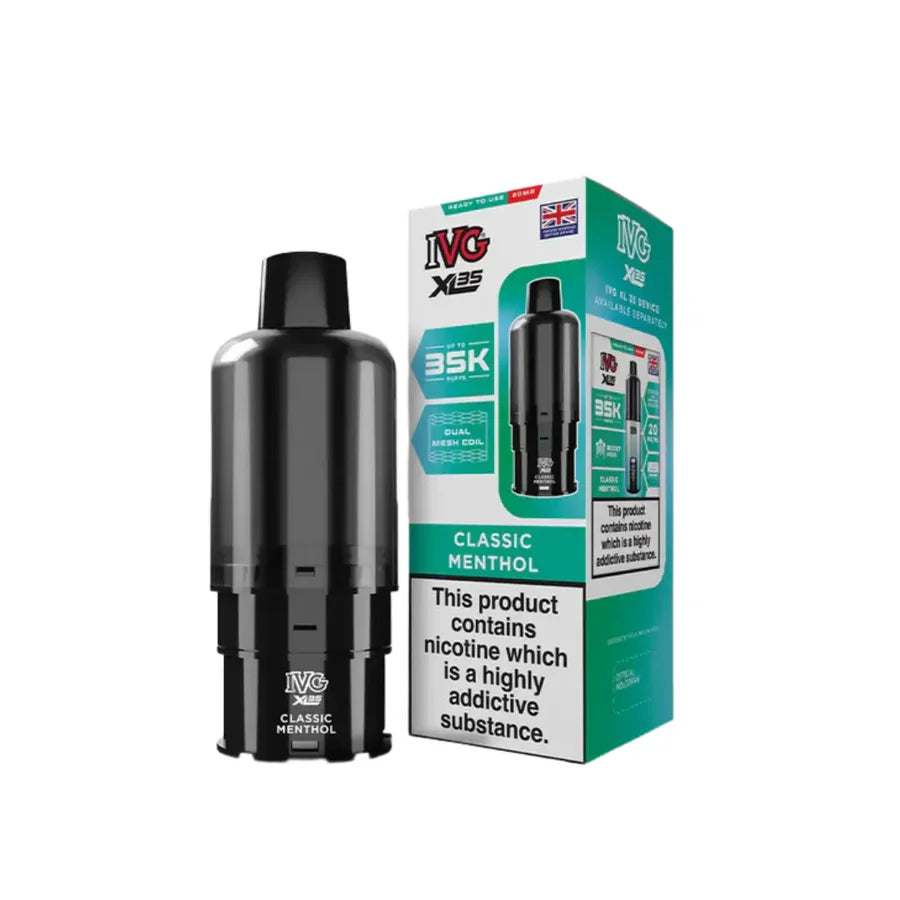 IVG XL35 Classic Menthol Pre-Filled Pod