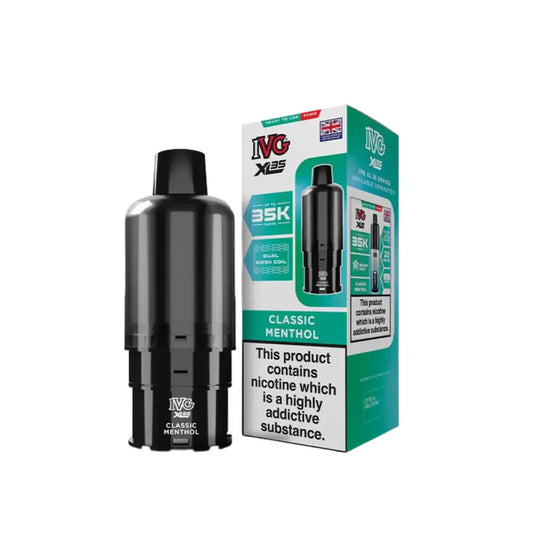 IVG XL35 Classic Menthol Pre-Filled Pod