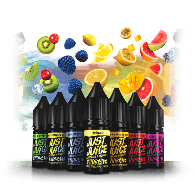 JUST JUICE 10ML NIC SALT - 10MG|20MG MIX&MATCH 4 X £12.99 - Vapeslough