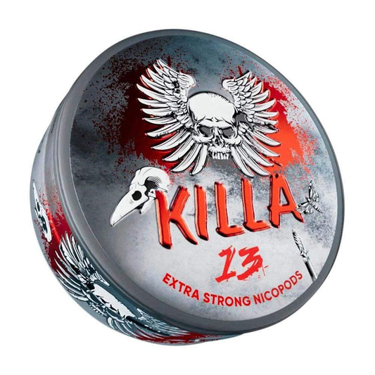 KILLA 13 NICOTINE POUCHES - 20PCS - 12.8MG - Vapeslough