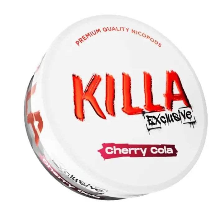KILLA EXCLUSIVE CHERRY COLA NICOTINE POUCHES - 20PCS - 12.8MG - Vapeslough