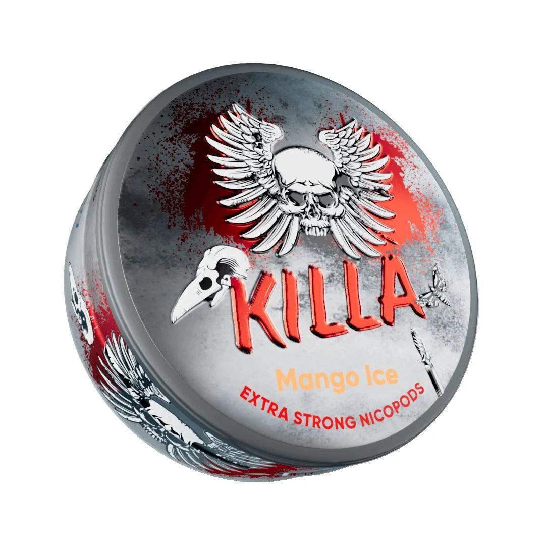 KILLA MANGO ICE NICOTINE POUCHES - 20PCS | 30PCS - 8MG | 12.8MG - Vapeslough