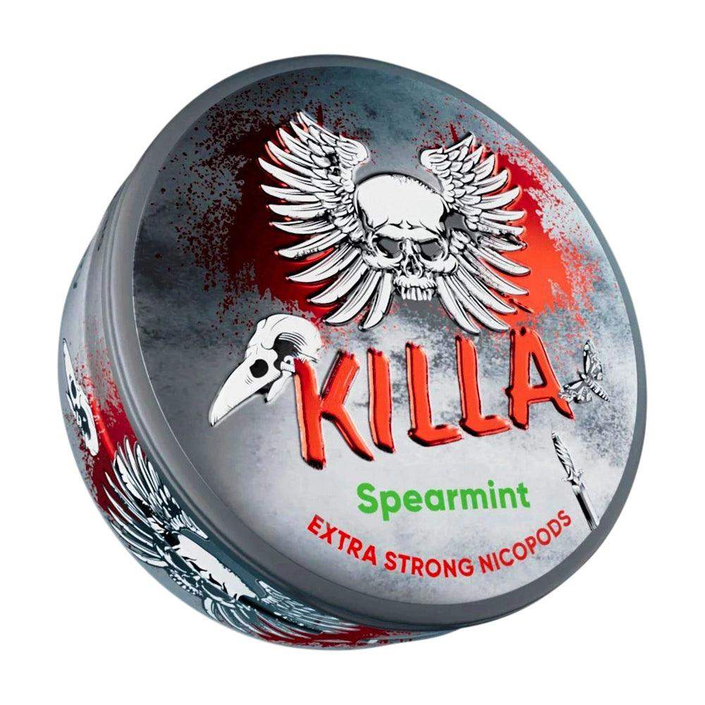 KILLA SPEARMINT NICOTINE POUCHES - 20PCS - 12.8MG - Vapeslough