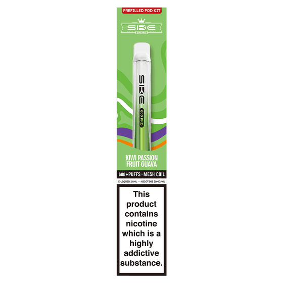 KIWI PASSION FRUIT GUAVA - SKE 600 PRO PREFILLED POD KIT - Vapeslough