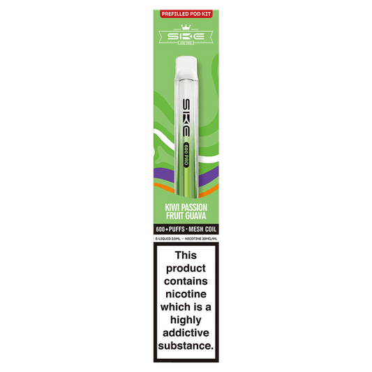 KIWI PASSION FRUIT GUAVA - SKE 600 PRO PREFILLED POD KIT - Vapeslough