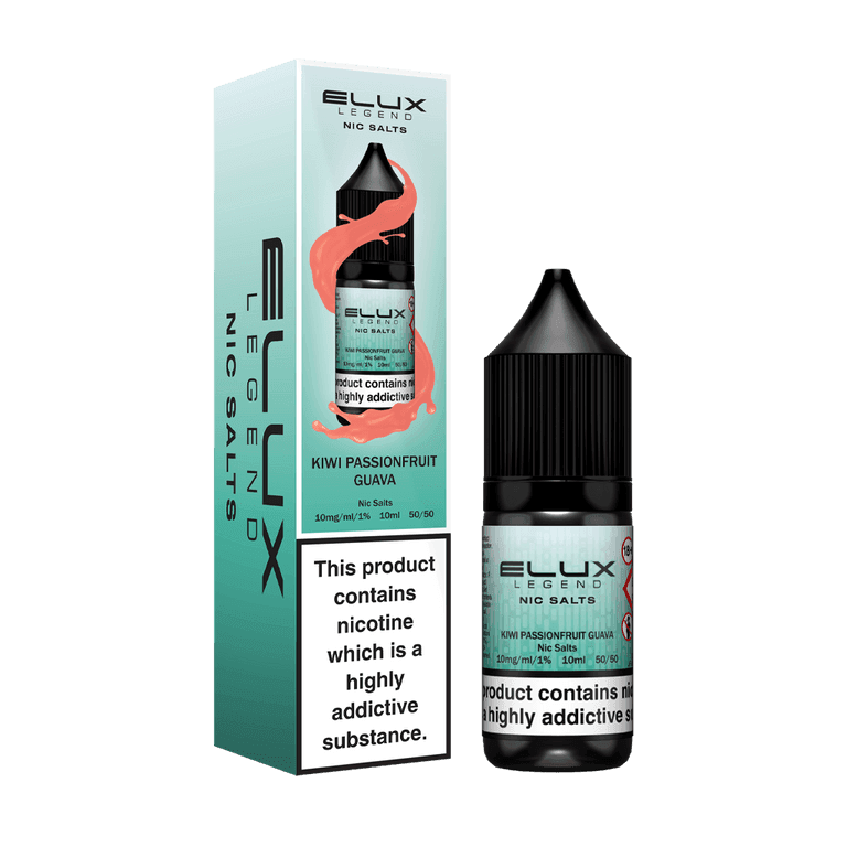 KIWI PASSIONFRUIT GUAVA 10ML NIC SALT BY ELUX LEGEND 10MG(1%) | 20MG(2%) - Vapeslough