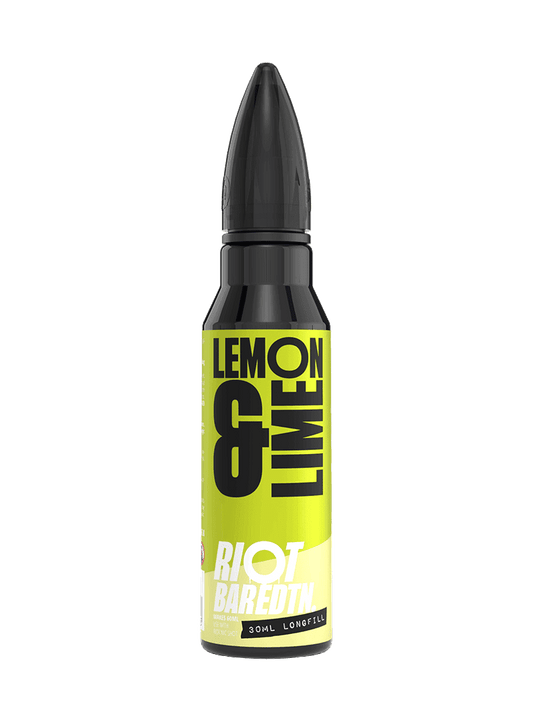 LEMON & LIME - LONGFILL 30ML CONCENTRATE SHORT FILL E-LIQUID BY RIOT SQUAD - Vapeslough