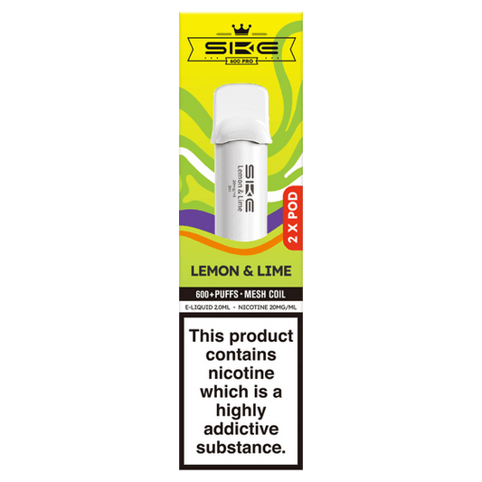 LEMON & LIME SKE 600 PRO PODS (PACK OF 2) - Vapeslough