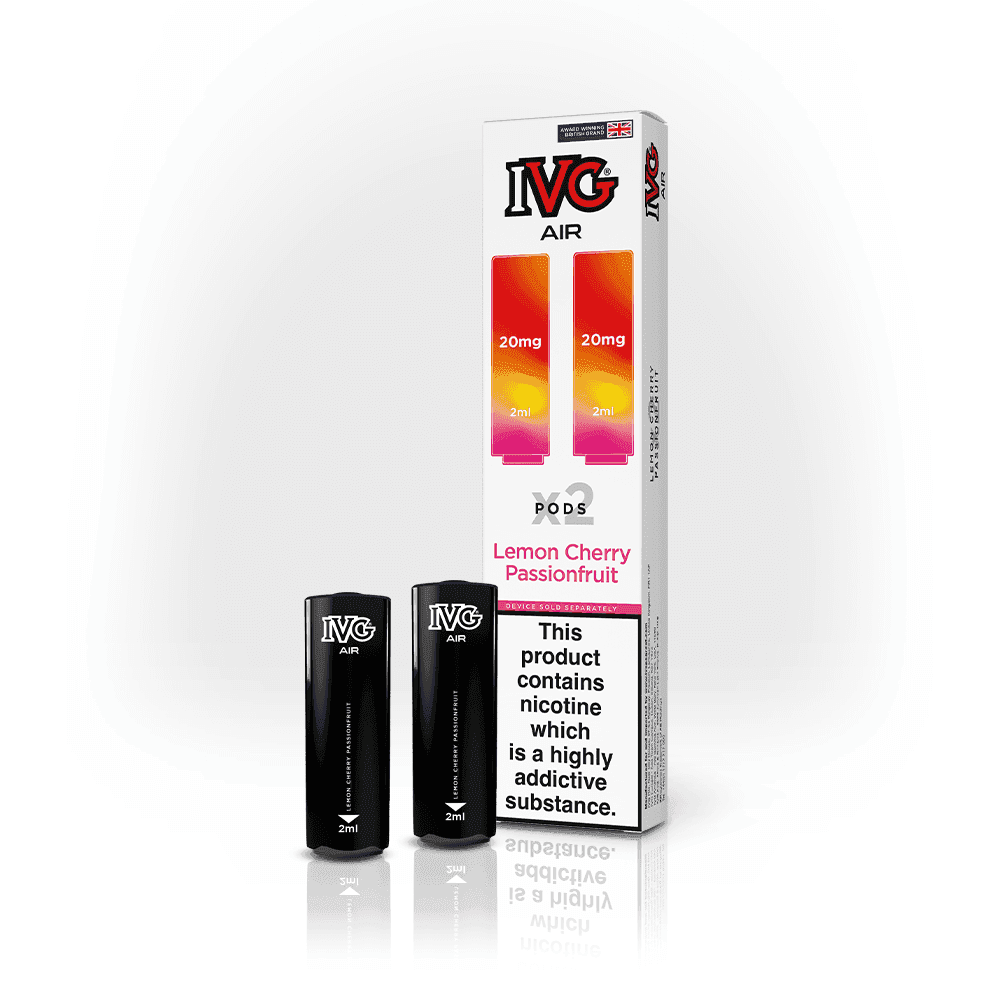 LEMON CHERRY PASSIONFRUIT IVG AIR 4IN1 PODS - Vapeslough