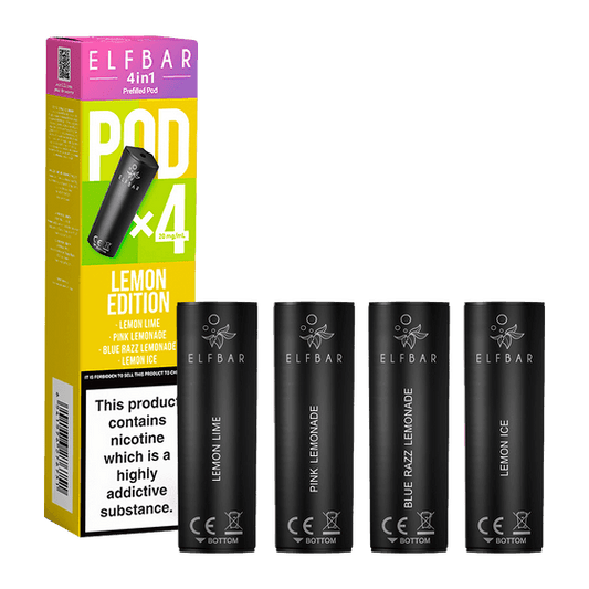 LEMON EDITION ELFBAR 4IN1 PODS - Vapeslough