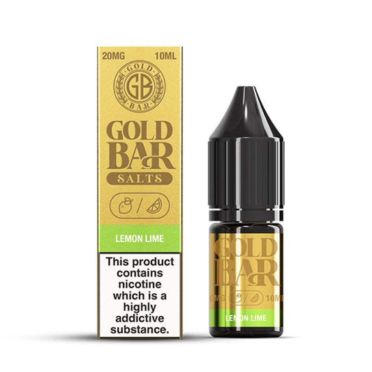 LEMON LIME 10ML E LIQUID NICOTINE SALT BY GOLD BAR - Vapeslough