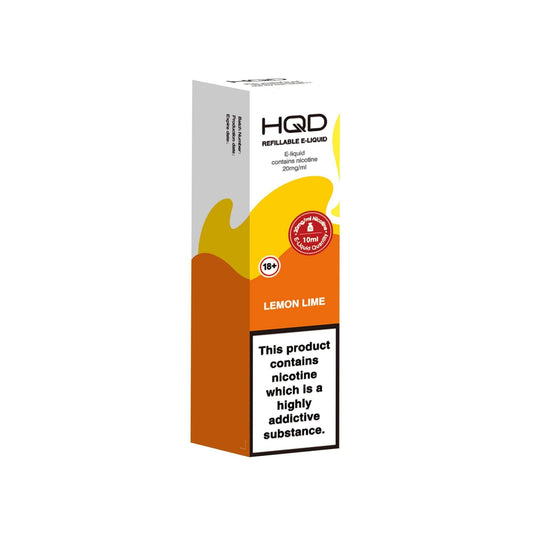 LEMON LIME 10ML E LIQUID NICOTINE SALT BY HQD - Vapeslough