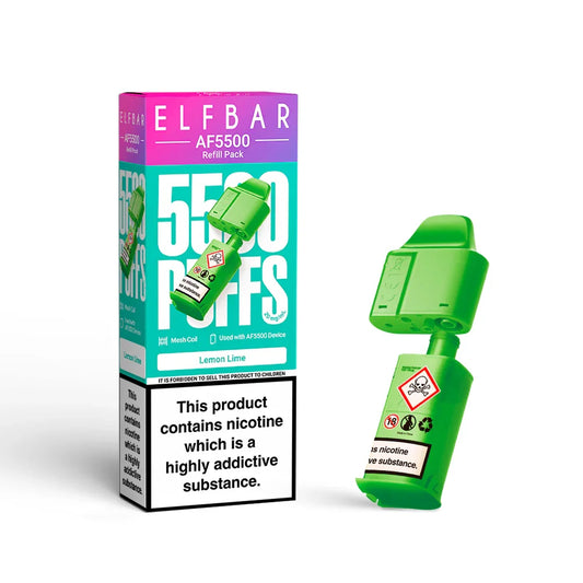 Lemon Lime - ELFBAR AF55000 Pre-Filled Pod - Vapeslough