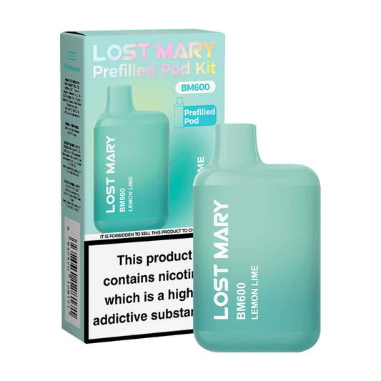 LEMON LIME - LOST MARY BM600 PREFILLED POD KIT - Vapeslough