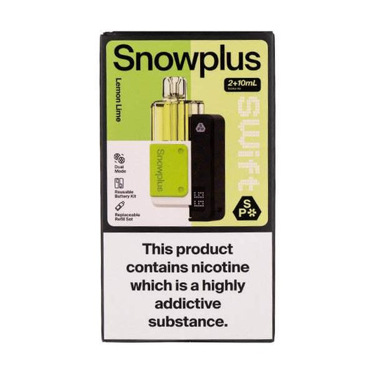 LEMON LIME - SNOWPLUS SWIFT 6000 PREFILLED VAPE - 20MG(2%) - Vapeslough