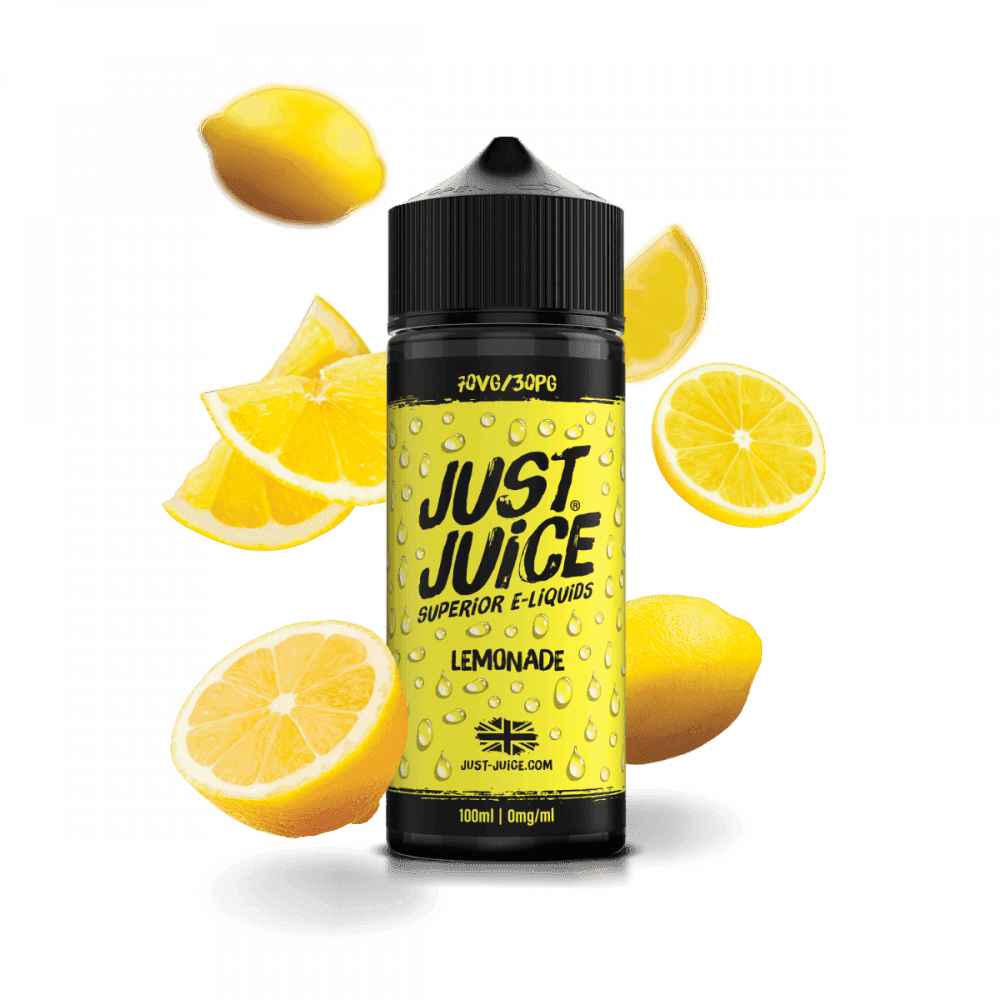 LEMONADE 100ML SHORT FILL E-LIQUID BY JUST JUICE - Vapeslough