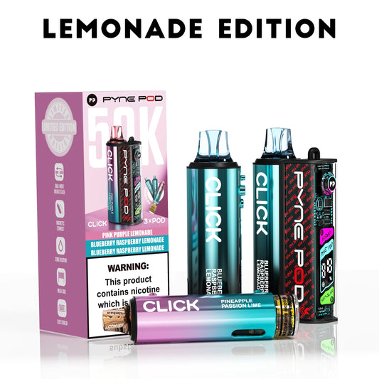 Lemonade Edition - Pyne Pod Click 50K Prefilled Pod Kit - Vapeslough