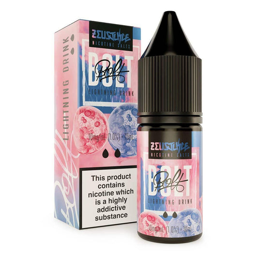 LIGHTNING DRINK 10ML NIC SALT BY BOLT - ZEUS JUICE - Vapeslough