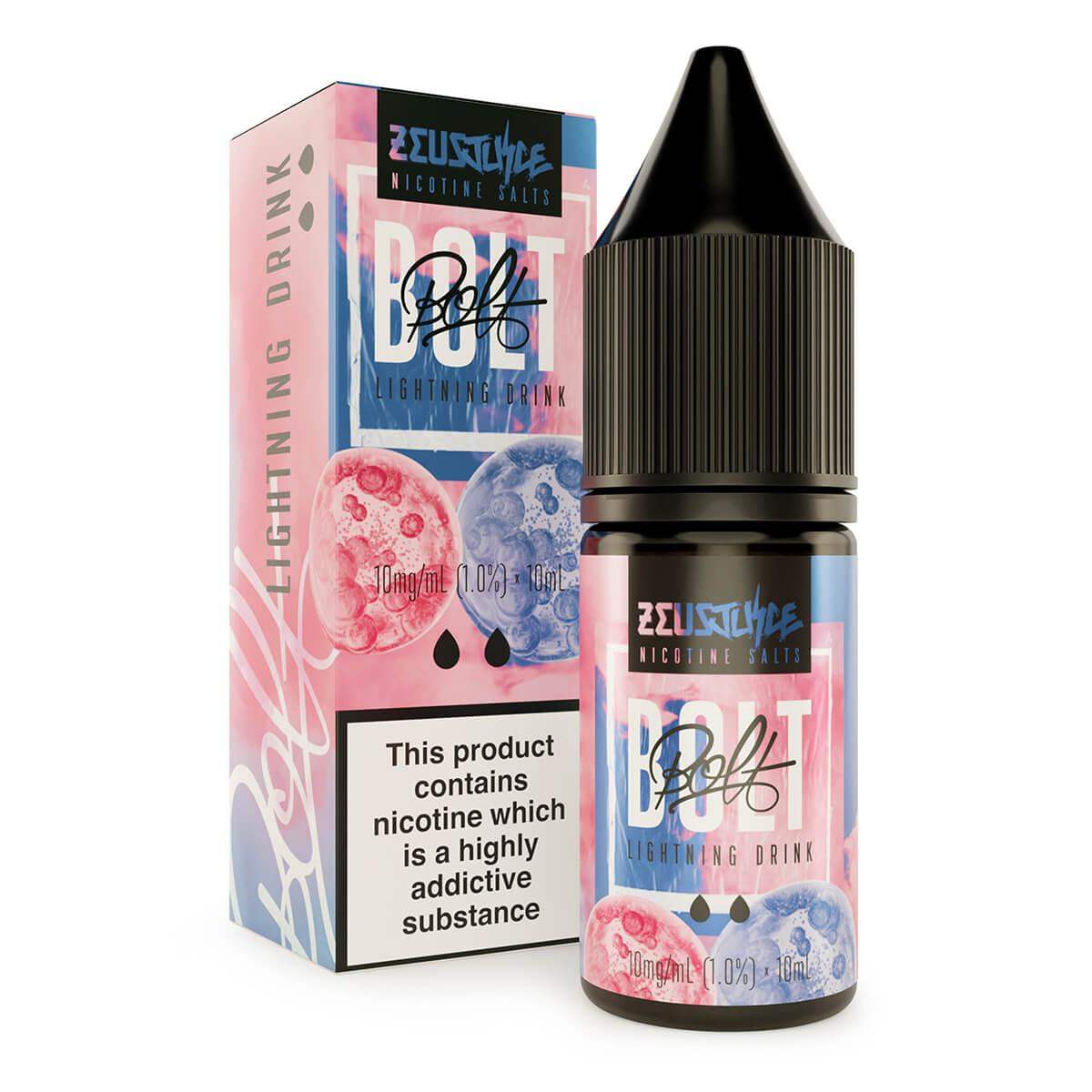 LIGHTNING DRINK 10ML NIC SALT BY BOLT - ZEUS JUICE – Vapeslough