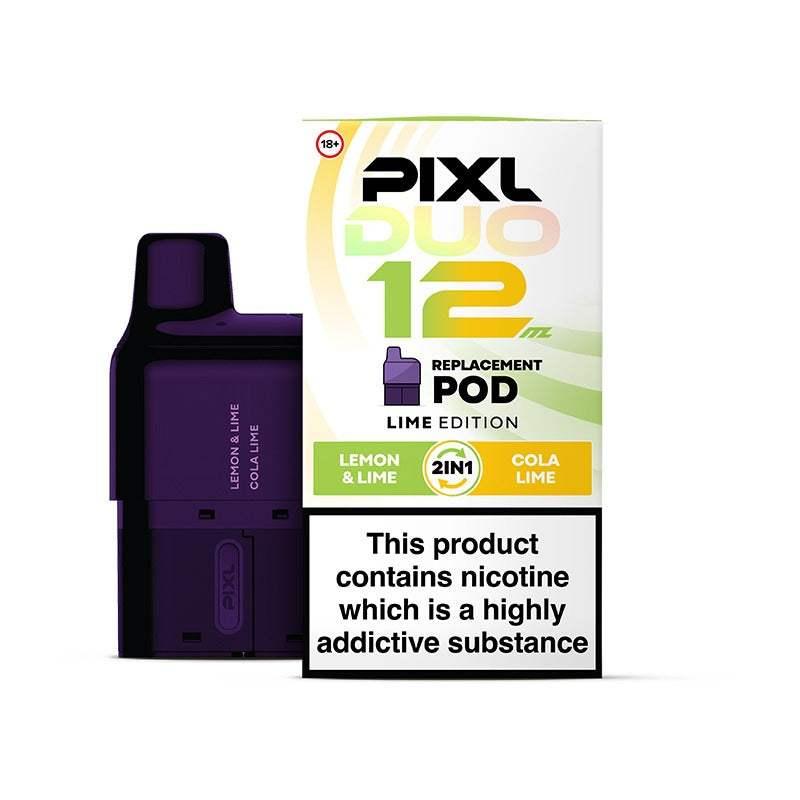 LIME EDITION - PIXL DUO 12K REPLACEMENT PREFILLED POD - Vapeslough