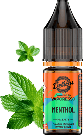 MENTHOL - 10ML NIC SALT E-LIQUID BY DELICIU VAPORESSO - 10MG|20MG