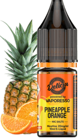 PINEAPPLE ORANGE - 10ML NIC SALT E-LIQUID BY DELICIU VAPORESSO - 10MG|20MG