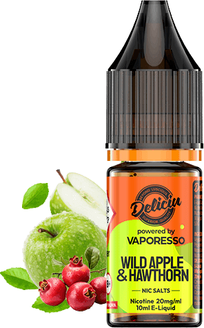 WILD APPLE & HAWTHORN - 10ML NIC SALT E-LIQUID BY DELICIU VAPORESSO - 10MG|20MG