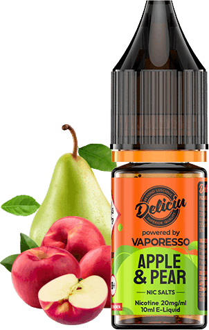 APPLE & PEAR - 10ML NIC SALT E-LIQUID BY DELICIU VAPORESSO - 10MG|20MG