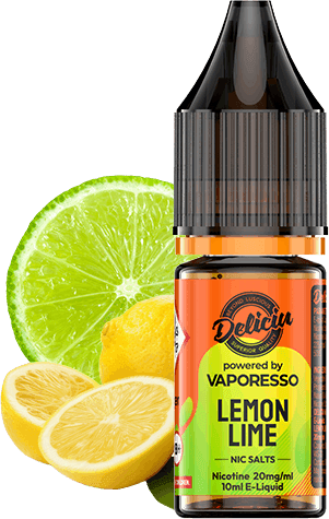 LEMON LIME - 10ML NIC SALT E-LIQUID BY DELICIU VAPORESSO - 10MG|20MG