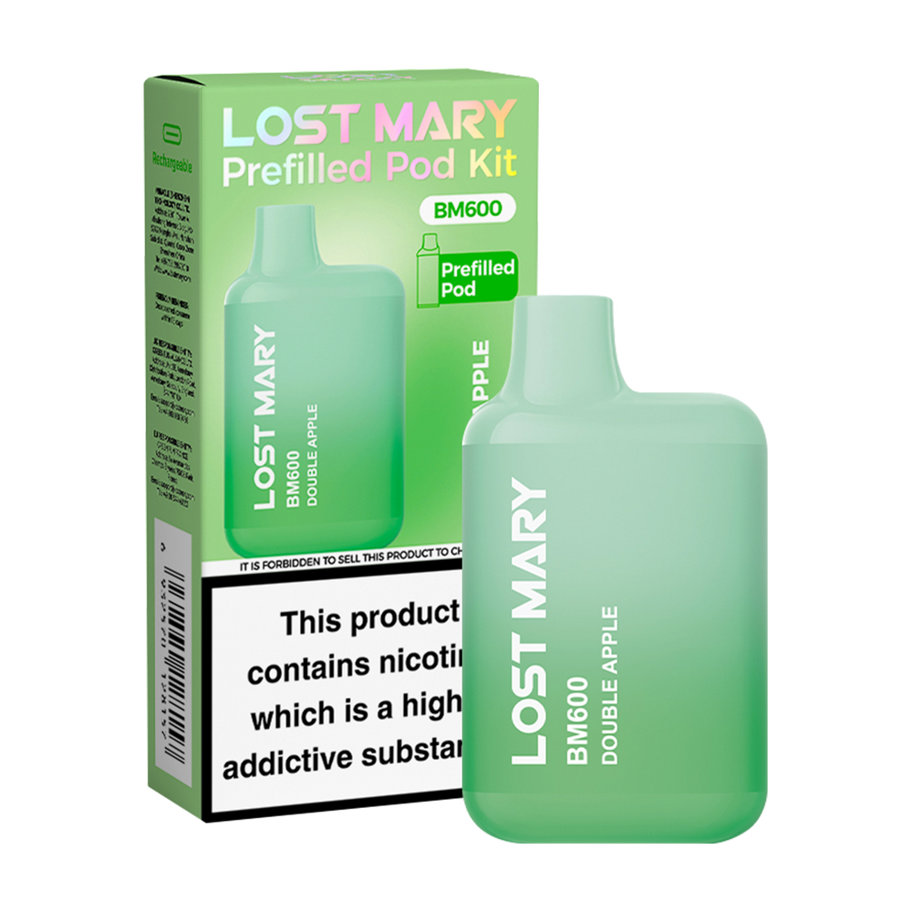 DOUBLE APPLE - LOST MARY BM600 PREFILLED POD KIT