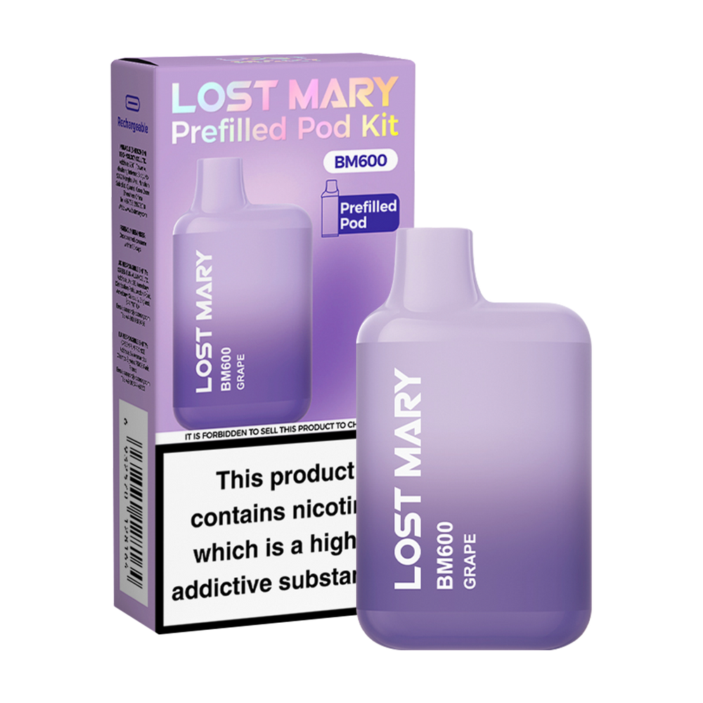 GRAPE - LOST MARY BM600 PREFILLED POD KIT