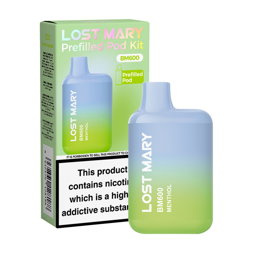 MENTHOL - LOST MARY BM600 PREFILLED POD KIT