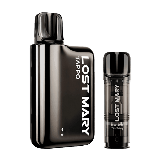 LOST MARY TAPPO POD SYSTEM KIT & FLAVOURED PRE-FILLED POD - 750MAH - Vapeslough