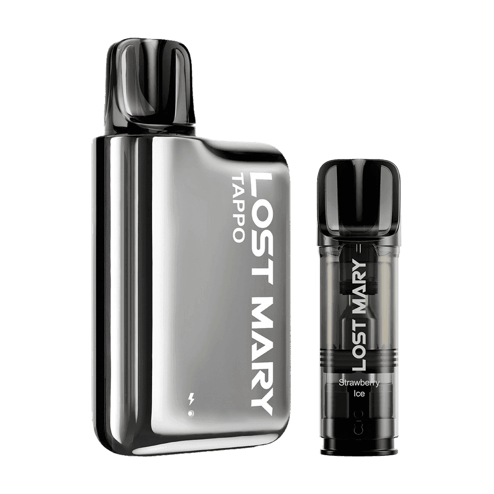 LOST MARY TAPPO POD SYSTEM KIT & FLAVOURED PRE-FILLED POD - 750MAH - Vapeslough