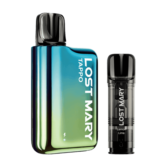 LOST MARY TAPPO POD SYSTEM KIT & FLAVOURED PRE-FILLED POD - 750MAH - Vapeslough