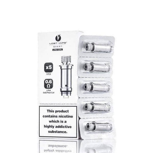 LOST VAPE QUEST LYRA REPLACEMENT COILS - PACK OF 5 - Vapeslough