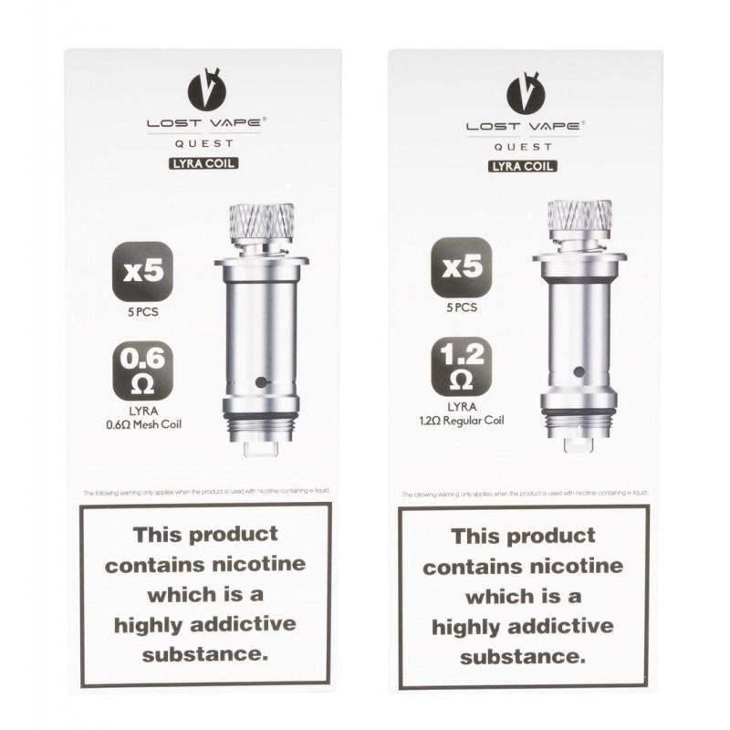 LOST VAPE QUEST LYRA REPLACEMENT COILS - PACK OF 5 - Vapeslough